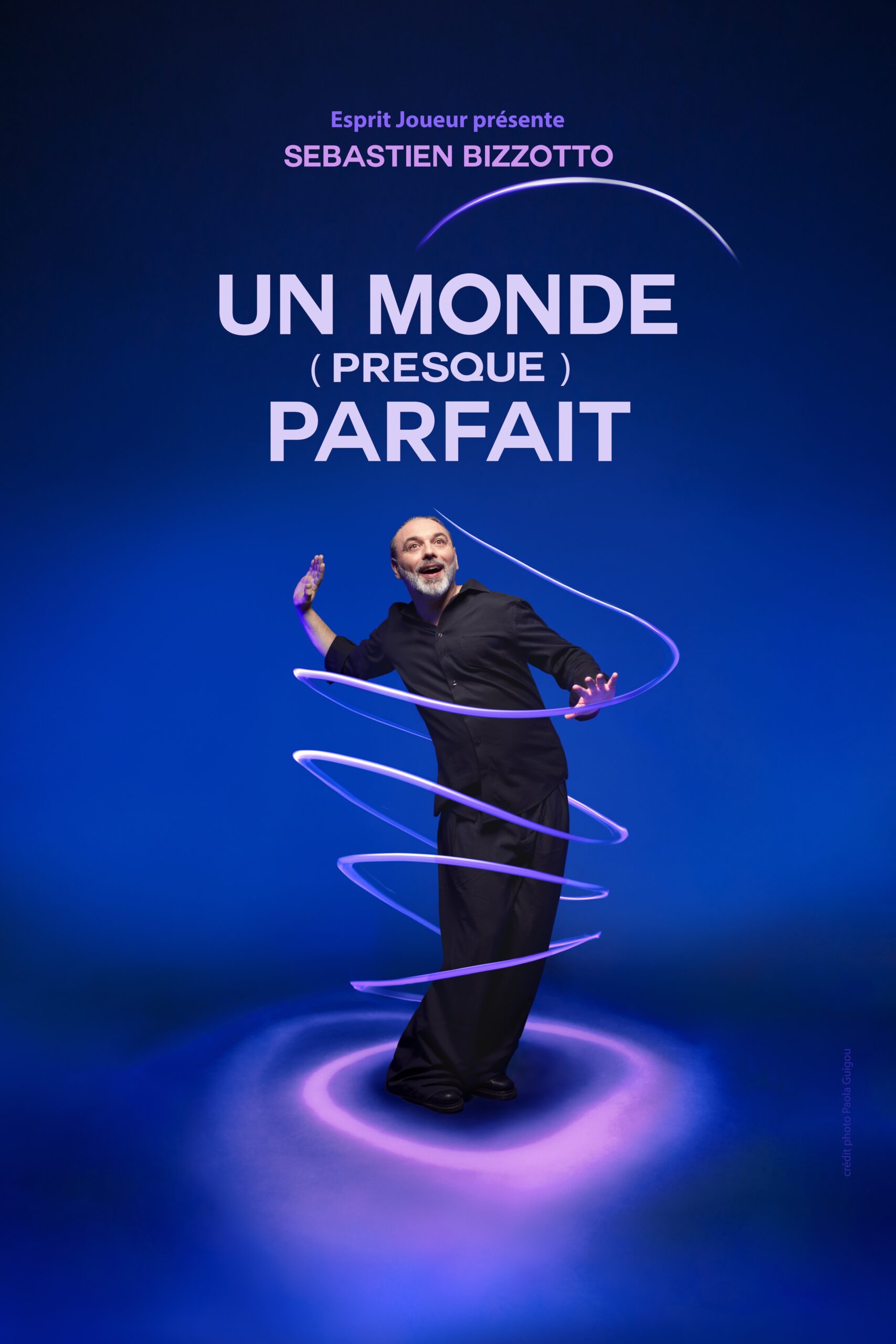 Affiche spectacle UN monde (presque parfait)_Sebastien Bizzotto